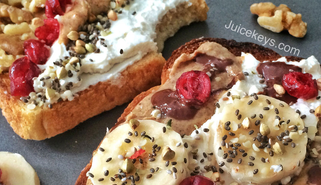 Dairy free & Gluten free Cream Cheese Toast